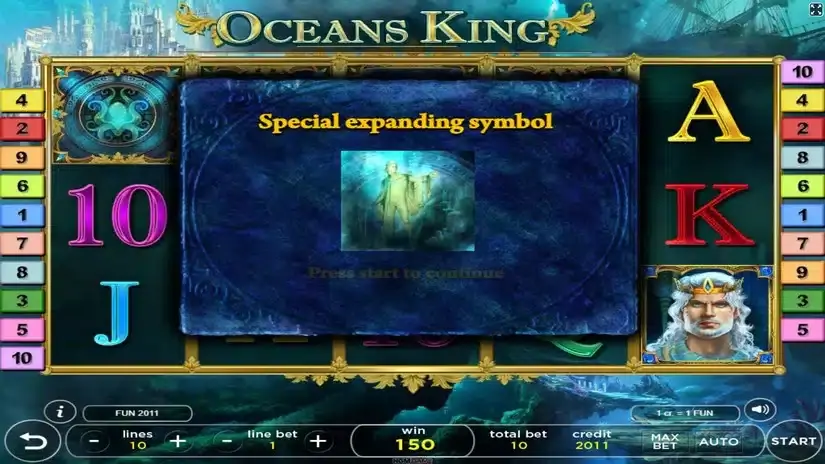 Oceans King slot screenshot 4
