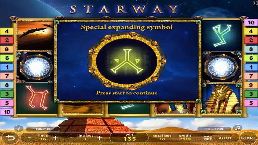 Star Way slot screenshot 2