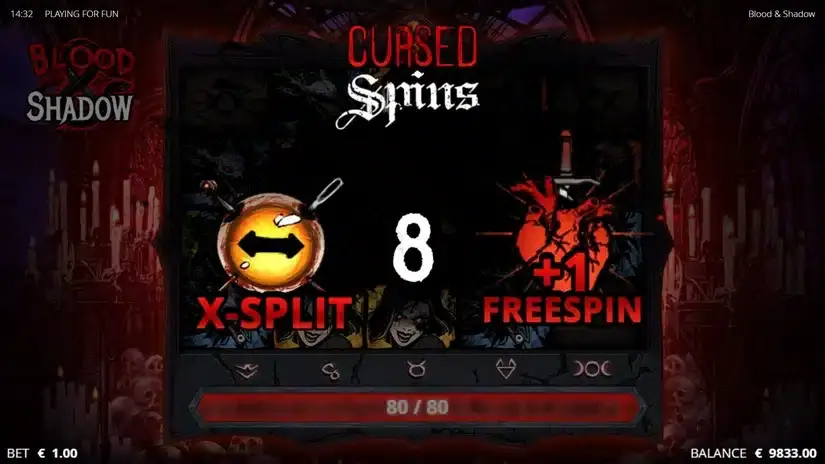 Blood & Shadow slot screenshot 4