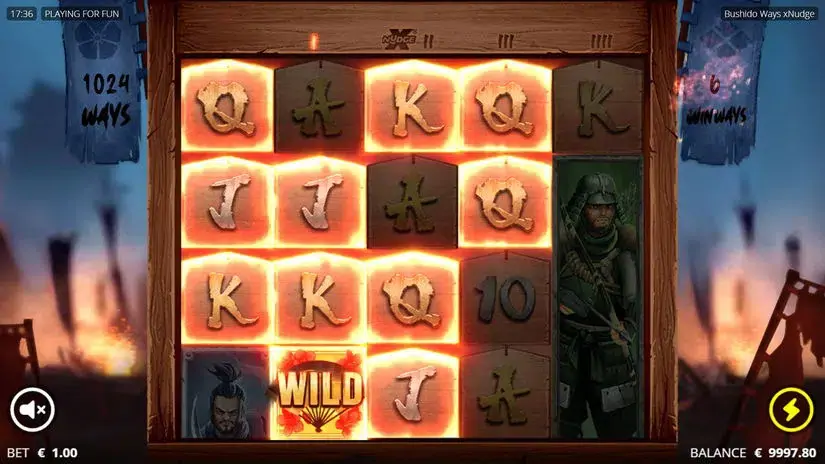 Bushido Ways slot screenshot 