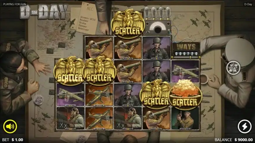 D-Day slot screenshot 2
