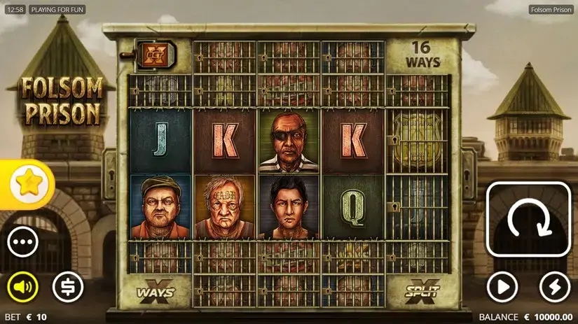 Folsom Prison slot screenshot 