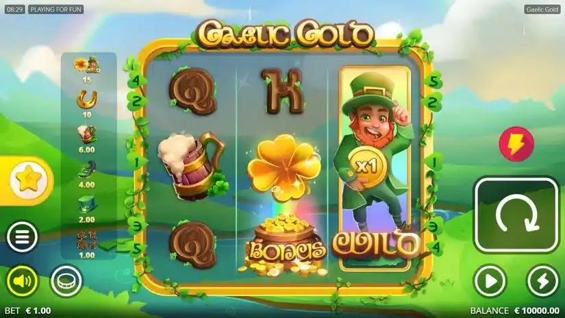 Gaelic Gold slot screenshot 1