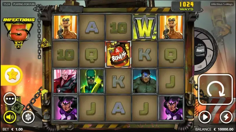 Infectious 5 slot screenshot 