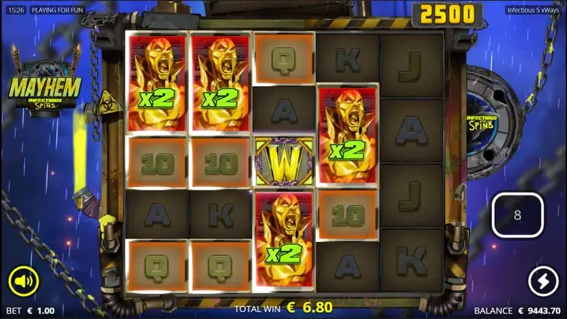 Infectious 5 slot screenshot 5