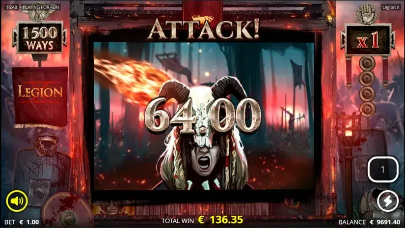 Legion X slot screenshot 5