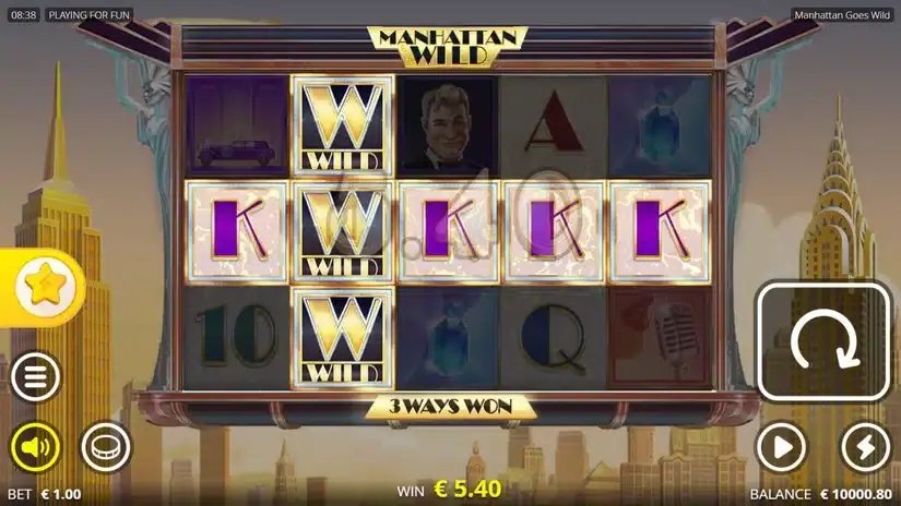 Manhattan Goes Wild slot screenshot 2
