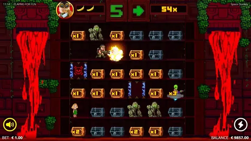 Space Donkey slot screenshot 4