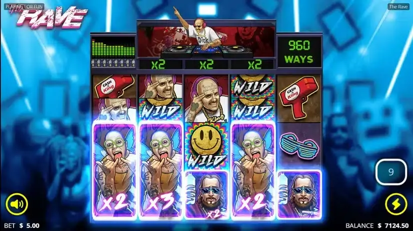 The Rave slot screenshot 6