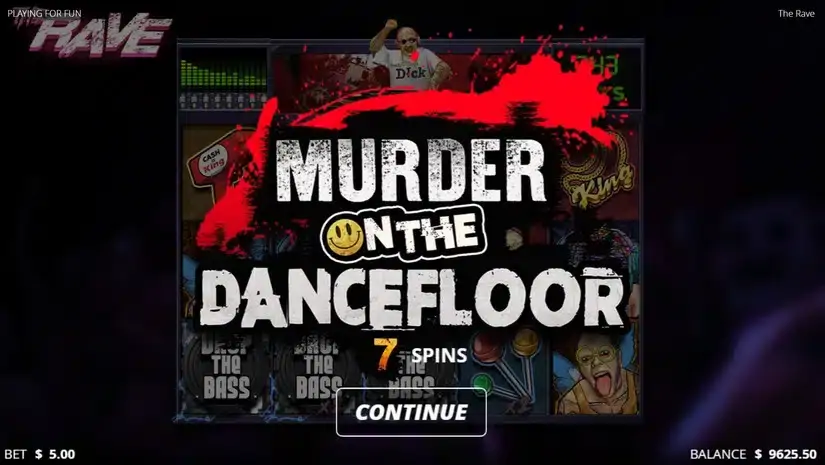 The Rave slot screenshot 3