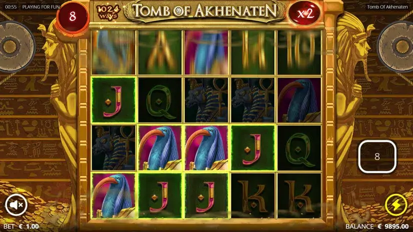 Tomb of Akhenaten slot screenshot 3