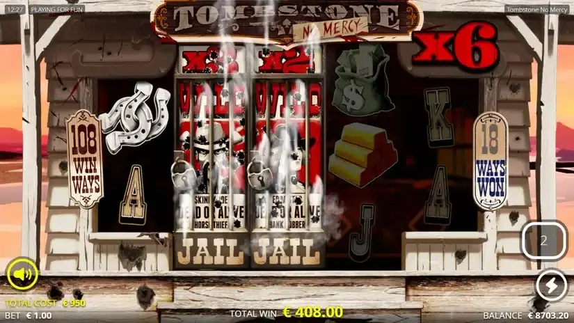 Tombstone: No Mercy slot screenshot 5
