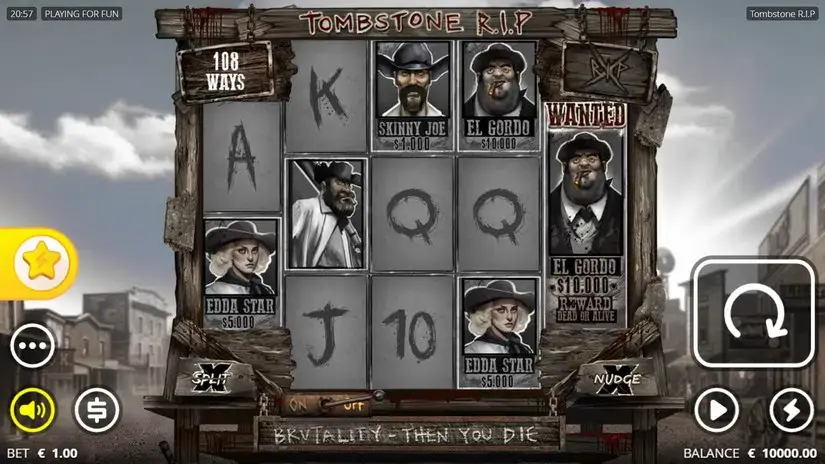 Tombstone RIP slot screenshot 2