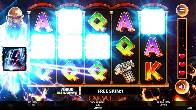 God of Fire slot screenshot 6