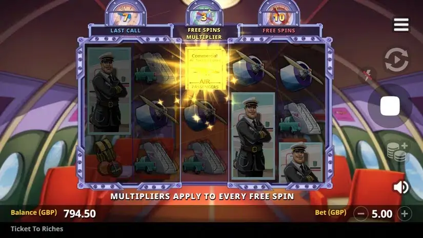 Ticket to Riches slot screenshot 4