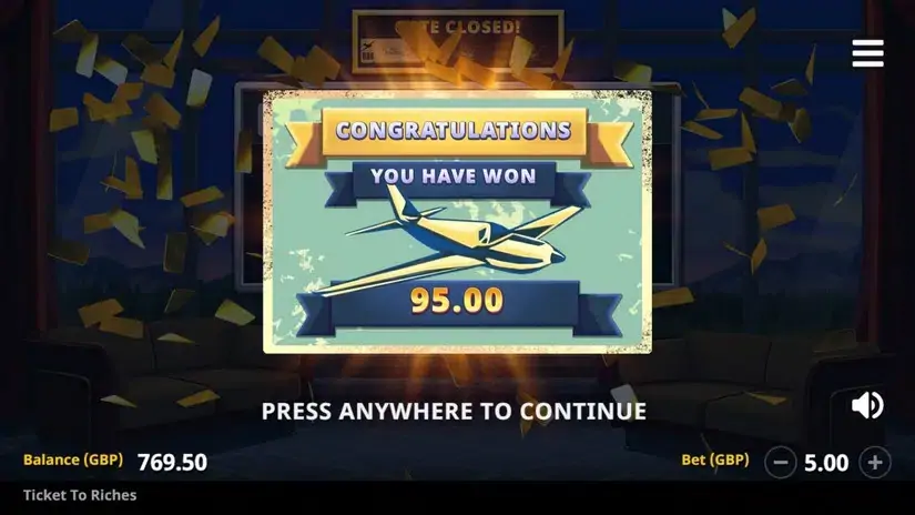 Ticket to Riches slot screenshot 7
