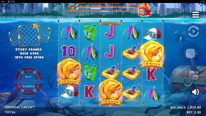 Unusual Catch slot screenshot 2