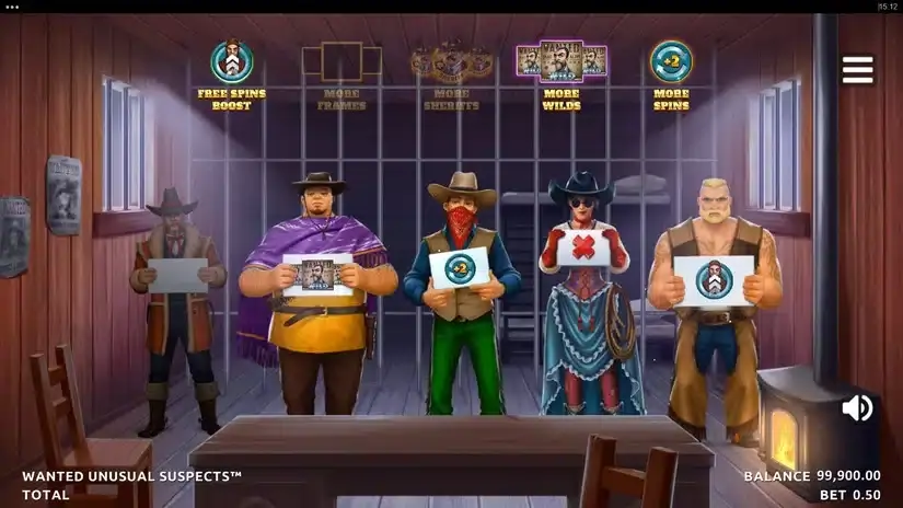 Wanted Unusual Suspects slot screenshot 3