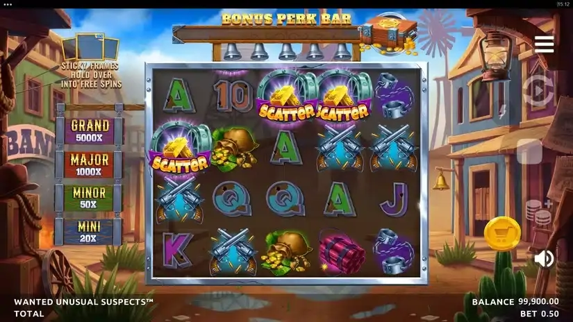 Wanted Unusual Suspects slot screenshot 2