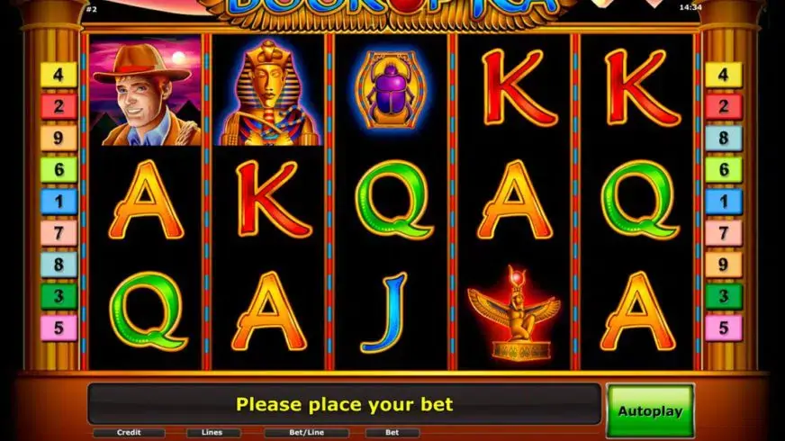 Book of Ra slot screenshot 