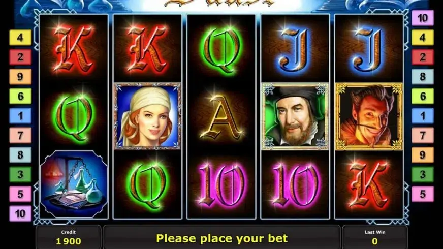 Faust slot screenshot 1