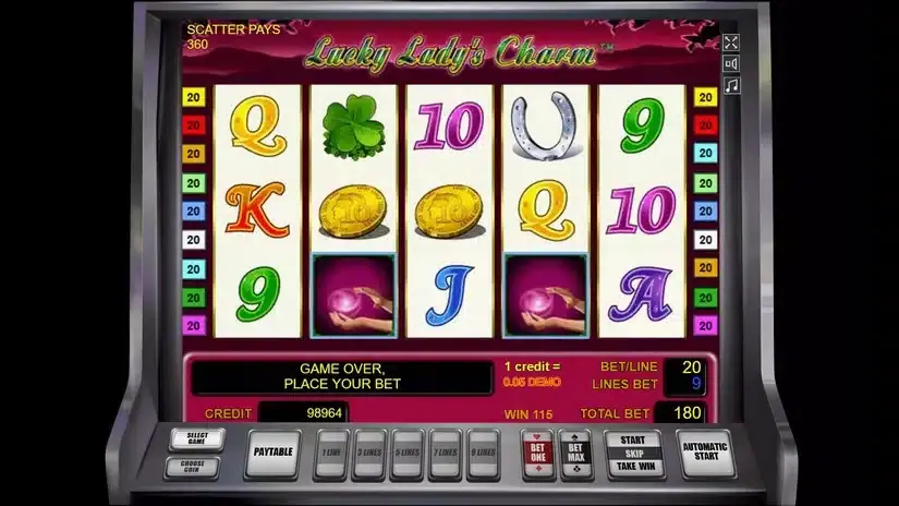 Lucky Lady’s Charm slot screenshot 4