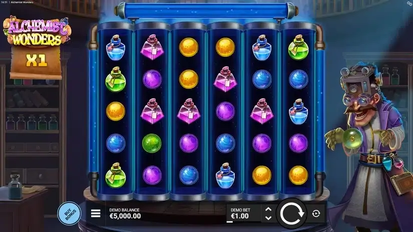 Alchemist Wonders slot screenshot 