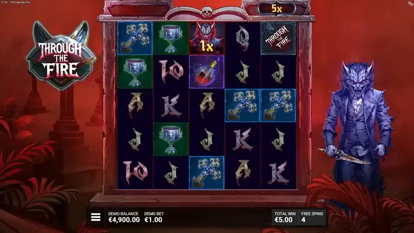 Through the Fire slot screenshot 4