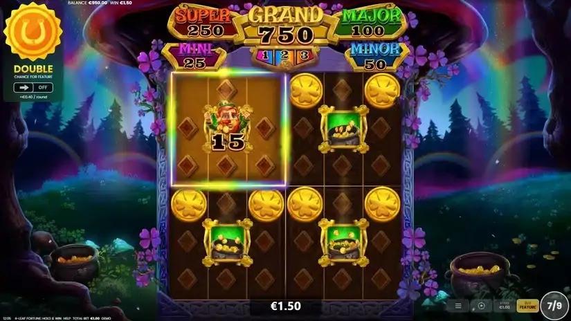 4-Leaf Fortune: Hold & Win slot screenshot 5