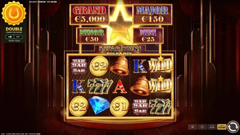 5 Star Coins: Hold & Win slot screenshot 2