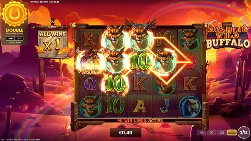 Roaming Wild Buffalo slot screenshot 5