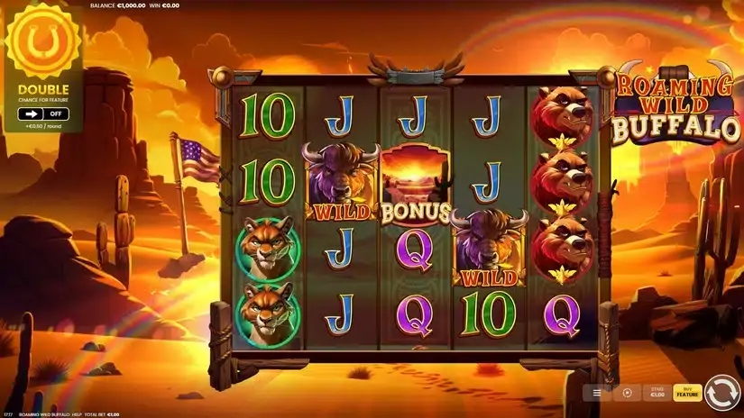 Roaming Wild Buffalo slot screenshot 