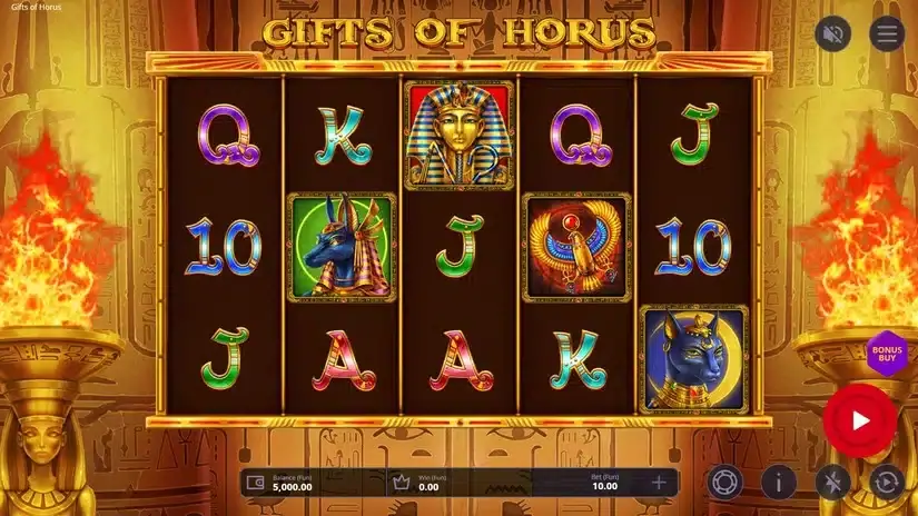 Gifts of Horus slot screenshot 1