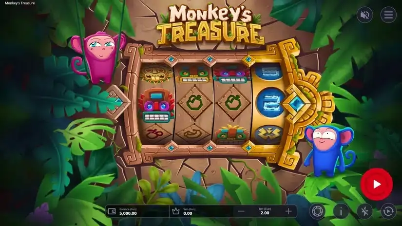 Monkey’s Treasure slot screenshot 1