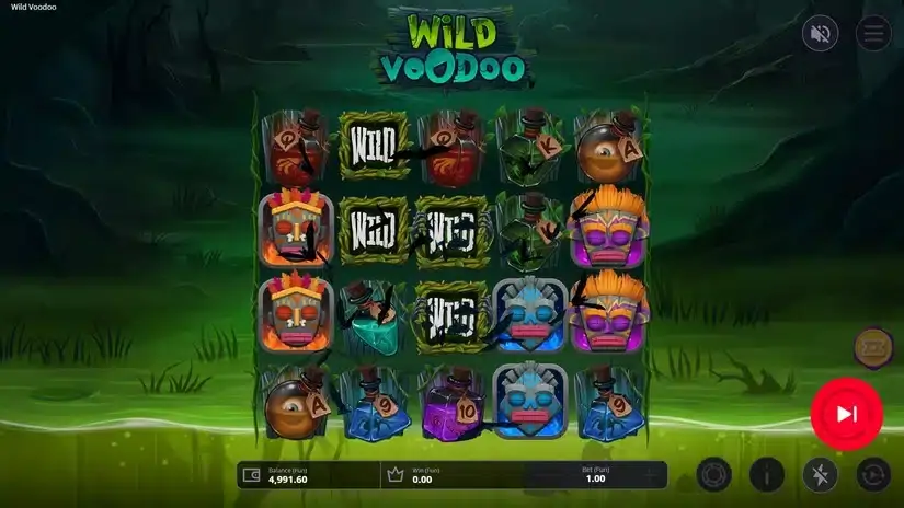 Wild Voodoo slot screenshot 3