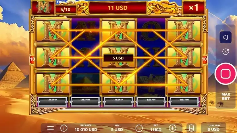 Book of Mystery Pyramids slot screenshot 4