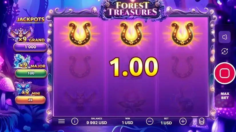Forest Treasures slot screenshot 2