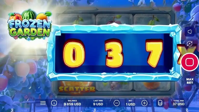 Frozen Garden slot screenshot 4