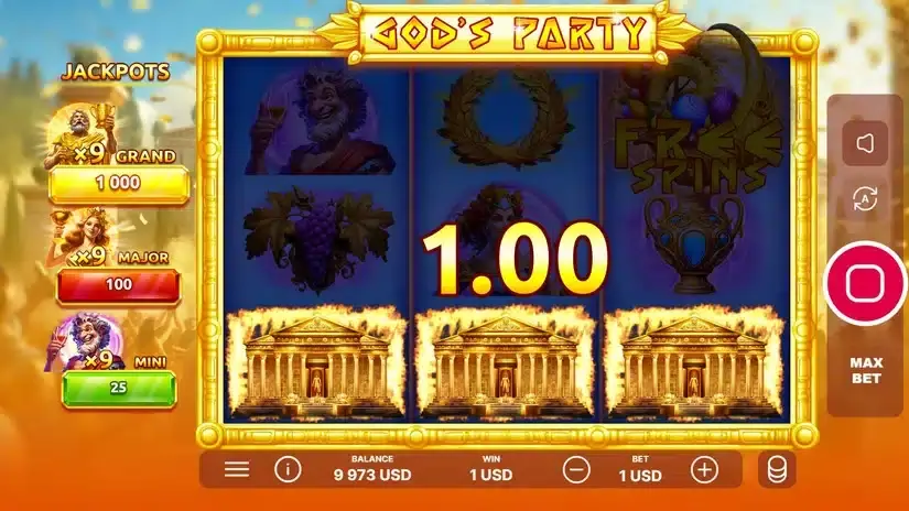 God’s Party slot screenshot 