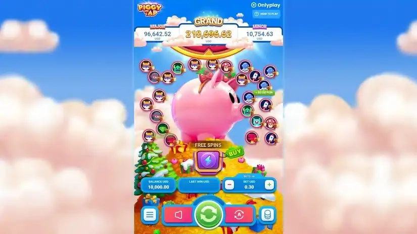 Piggy Tap slot screenshot 1