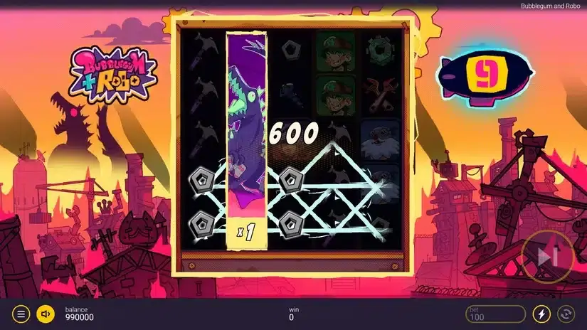 Bubblegum and Robo slot screenshot 4