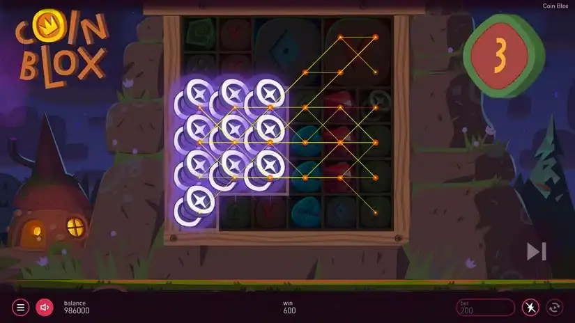 Coin Blox slot screenshot 