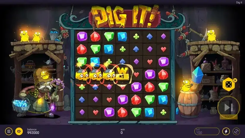 Dig It slot screenshot 2