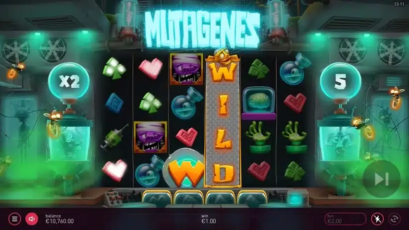 Mutagenes slot screenshot 4