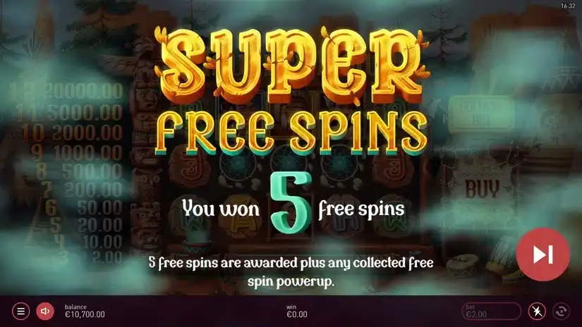 Thunder Hawk slot screenshot 2