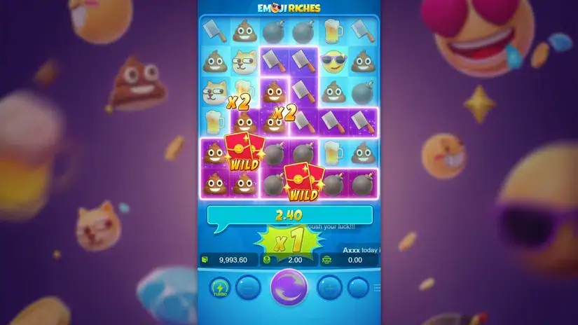 Emoji Riches slot screenshot 3