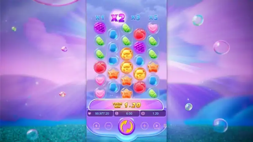 Fruity Candy slot screenshot 2