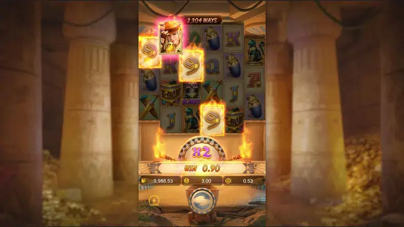 Raider Jane’s Crypt of Fortune slot screenshot 2