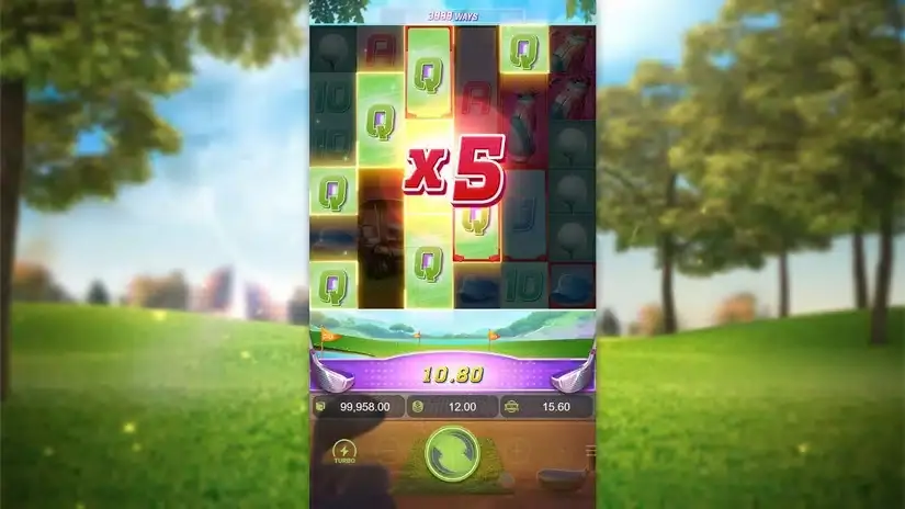 Super Golf Drive slot screenshot 