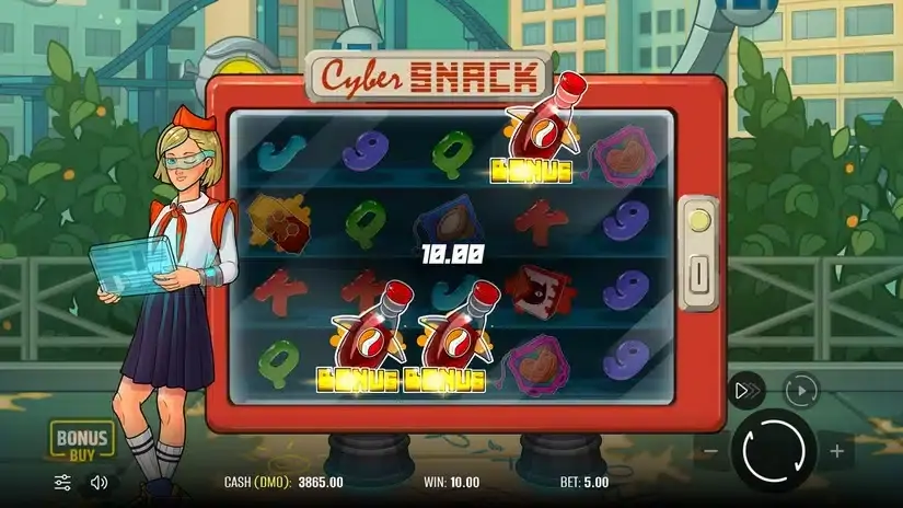 Cyber Snack slot screenshot 1
